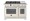 HER486BTFEPAVT Bertazonni 48 inch Dual Fuel Range with Electric Oven and 6 Brass Burners plus Griddle Heritage Series