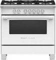 OR36SCG4W1 Fisher and Paykel 36 Inch Gas Range with Multi Shelf Cooking White