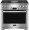 HR11363AGGD Miele 36 Inch Gas Range With 4 Burners and Griddle Natural Gas Clean Touch Steel