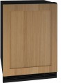UHRI124 IS01A U Line 24 inch 4.2 cu. ft. Undercounter Refrigerator with Ice Maker and Reversible Hinge 1 Class Series Custom Panel