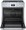 HDS8055U Bosch 30 inch Industrial Style Dual Fuel Range 800 Series
