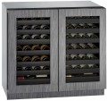 U 3036WCWCINT 00B U Line 36 inch Wine Captain with Dual Zones Modular 3000 Series Double Doors Integrated Frame Custom Panel