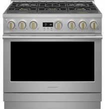 ZDP366NTSS Monogram 36 inch Dual Fuel Range with 6 Burners Natural Gas