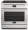 F4PDF366S1 Fulgor Milano 36 inch Dual Fuel Range with 6 Sealed Burners