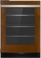 JUGFL242HX JennAir 24 inch Under Counter Glass Door Refrigerator Panel Ready Left Hinge Custom Panel