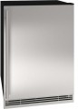 UHRF124 SS01A U Line 24 inch 5.7 cu. ft. Undercounter Refrigerator Freezer with Digital Controls Stainless Steel