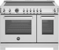 PRO486IGFEPXT Bertazonni 48 Inch Induction Range with 6 Heating Zones Professional Series Stainless Steel