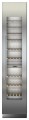 MW1800 Liebherr Monolith 18 inch Dual Zone Wine Cooler with Glass Door and 9 Shelves Right Hinge Custom Panel