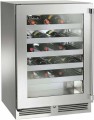 HP24WS43L Perlick 24 Signature Wine Reserve with Stainless Steel Glass Door Left Hinge