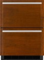 JUDFP242HX JennAir 24 inch Double Drawer Refrigerator Panel Ready Custom Panel