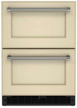 KUDF204KPA KitchenAid 24 inch Double Drawer Refrigerator and Freezer Custom Panel