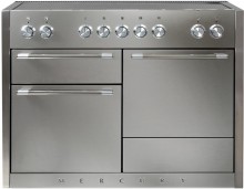 AMC48INSS Aga 48 Mercury Induction Range with 3 Ovens Stainless Steel